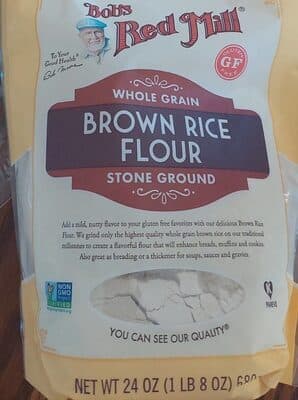 Whole Grain Stone Ground Brown Rice Flour