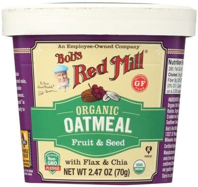 Organic Oatmeal With Flax & Chia, Fruit & Seed