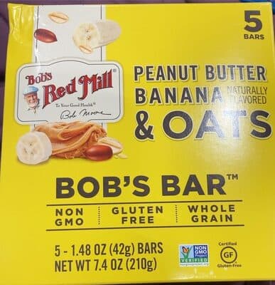 Peanut Butter Banana & Oats Bob's Bar