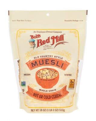 Old Country Style Muesli Hot or Cold Cereal