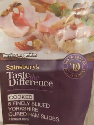 Taste the Difference Finely Sliced Yorkshire Cured Ham