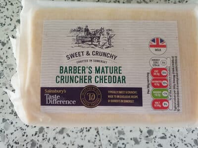 Taste the Difference Barber's Mature Cruncher Cheddar