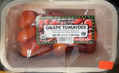 Trader Joes Organic Grape Tomatoes