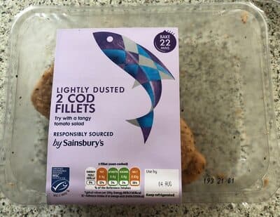 Lightly Dusted Cod Fillets