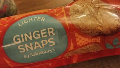 Lighter ginger snaps