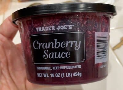 Trader Joe’s cranberry sauce