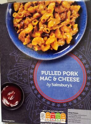Pulled pork mac and cheese