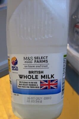 British Whole Milk