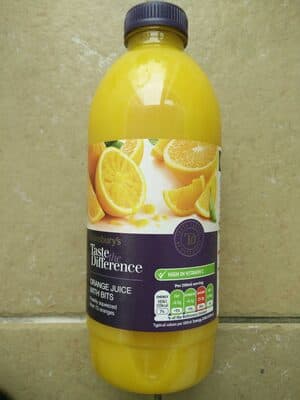 Orange Juice With Bits