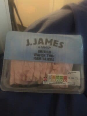 British ham slices