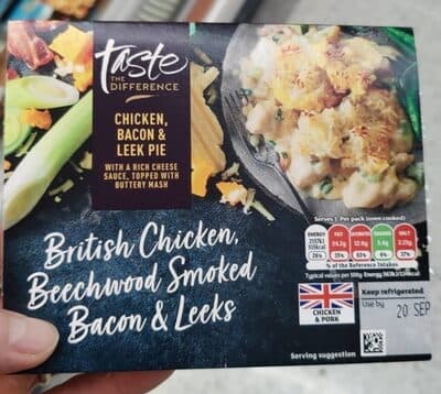 Chicken, Bacon and Leek Pie