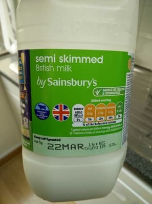 Semi Skimmed Milk