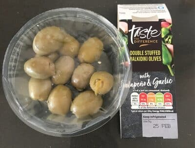Double Stuffed Halkidiki Olives