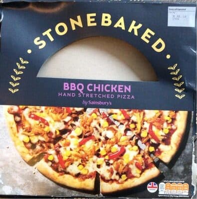 BBQ chicken pizza