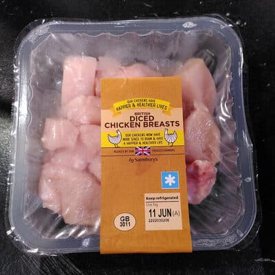 Diced Chicken Breasts
