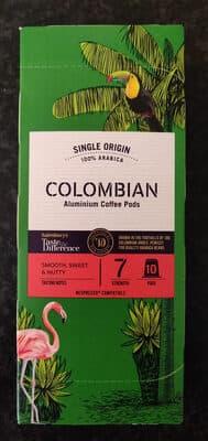 Colombian aluminium coffee pods