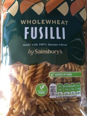 Wholewheat Fusilli