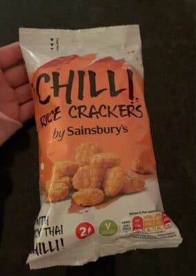 Chilli rice crackers