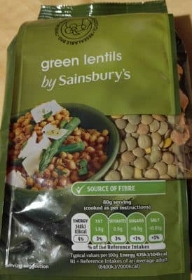 Green lentils