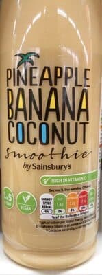 Pineapple Banana Coconut Smoothie