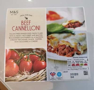 Beef cannelloni