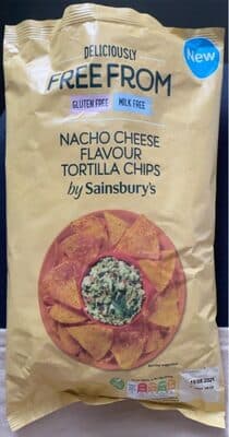 Free from Nacho Cheese Flavour Tortilla Chips