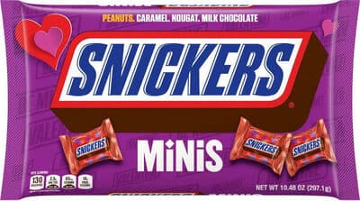 Peanuts, Caramel, Nougat, Milk Chocolate Minis