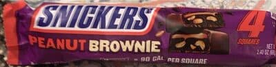 Peanut Brownie Squares