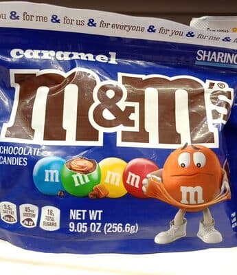 Caramel m&ms