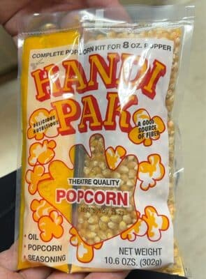 Handi pak pop corn