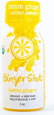 Lemon Ginger Supports Immunity Ginger Shots