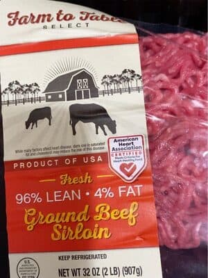 Ground Beef Sirloin