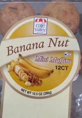 Banana Nut Mini Muffins