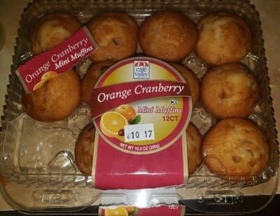 Orange Cranberry Mini Muffins