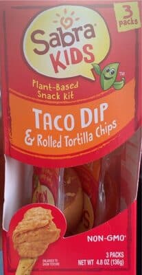 Taco Dip & Rolled Tortilla Chips Snack Kit