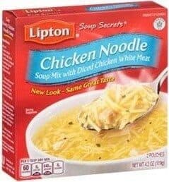Chicken Noodle Soup Mix with Diced Chicken White Meat