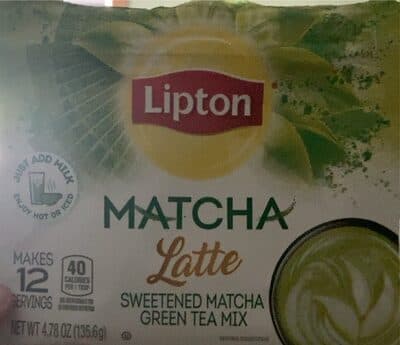 Matcha Latte Sweetened Matcha Green Tea Mix