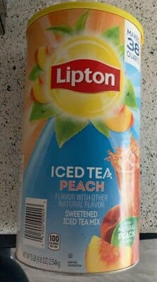 Ice peach tea