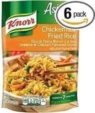 Chicken Flavor Fried Rice & Pasta Blend in a Soy, Sesame & Chicken Flavored Sauce