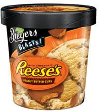 Peanut Butter Reduced Fat Ice Cream With Chocolate