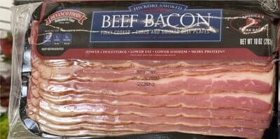 Hickory Smoked Beef Bacon