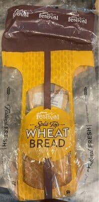 Split top wheat bread