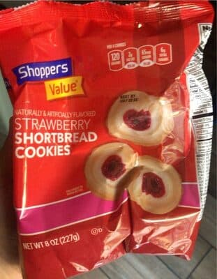 Strawberry Shortbread Cookies