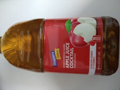 Apple Juice Cocktail From Concentrate