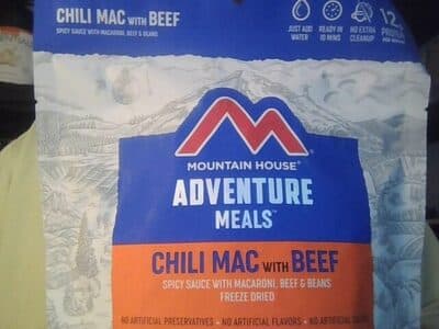 Chili Mac with Beef, Freeze Dry