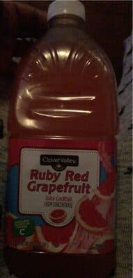 Ruby Red Grapefruit Juice Cocktail From Concentrate