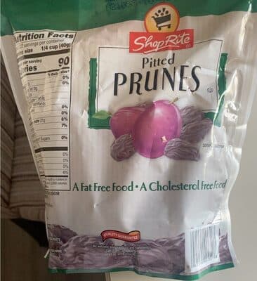 Pitted prunes
