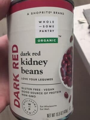 Organic Dark Red Kidney Beans
