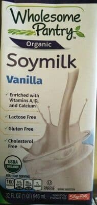 Organic Soymilk, Vanilla