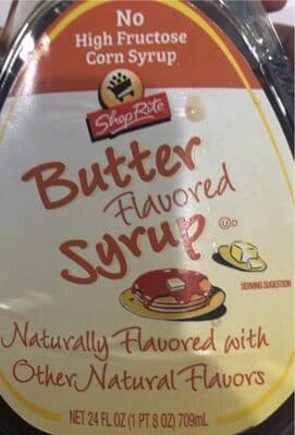 Butter Flavored Syrup